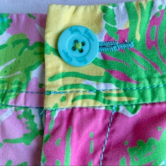 ❤️ LILLY PULITZER hibiscus print The Callahan Short L14 - Picture 9 of 12